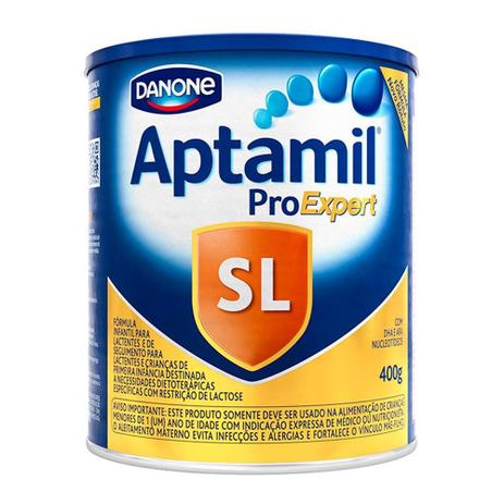Leite em Pó Aptamil Sem Lactose Com 400g - Danone ltda Menor preço em Leite em Pó Aptamil Sem Lactose Com 400g - Danone ltda