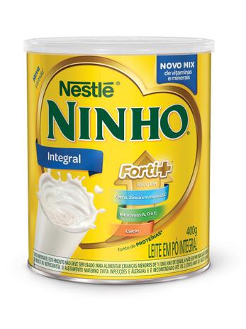 Leite em Pó Ninho Forti+ Integral Lata 400g Menor preço em Leite em Pó Ninho Forti+ Integral Lata 400g