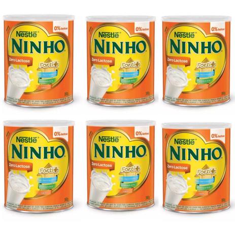 Leite em pó Ninho Zero Lactose  Composto Lacteo 380gr - Kit com 06 - Nestlé é boa?