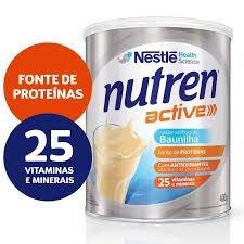 Leite em Pó Nutren Active Pó Baunilha 400g - Nestlé Menor preço em Leite em Pó Nutren Active Pó Baunilha 400g - Nestlé