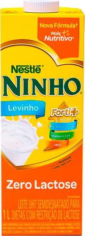 Leite Ninho Semidesnatado Zero Lactose 1l Menor preço em Leite Ninho Semidesnatado Zero Lactose 1l