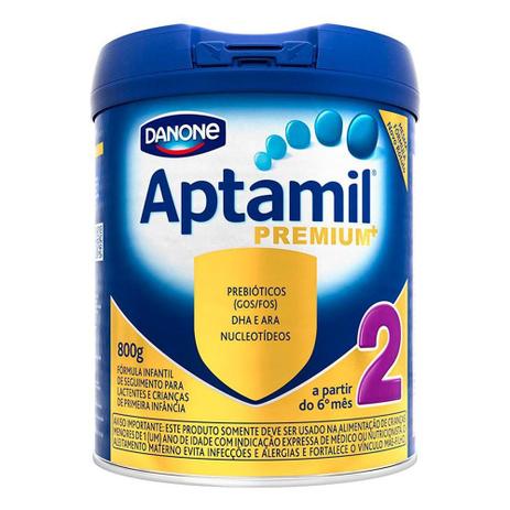 Leite Pó Aptamil 2 800g - Danone ltda Menor preço em Leite Pó Aptamil 2 800g - Danone ltda