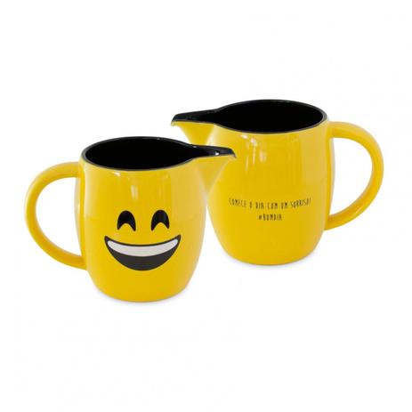 Leiteira Diverticon Bom dia 750ml Mondoceram 12,1cmx11,3cmx18,5cm Amarelo Menor preço em Leiteira Diverticon Bom dia 750ml Mondoceram 12,1cmx11,3cmx18,5cm Amarelo