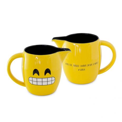 Leiteira Diverticon Sorria 750ml Mondoceram 12,1cmx11,3cmx18,5cm Amarelo é boa?