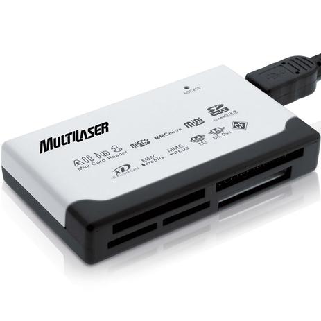 Leitor De Cartão Multilaser AC076 Universal Externo 46x1 Branco é boa?