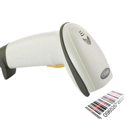 Leitor De Codigo De Barras Laser Usb Cabo Mercado Loja Plug e Play Cinza (867) - Hao long é boa?