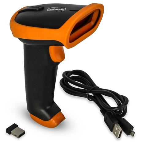 Leitor de Código de Barras sem fio 2000mAh Knup Kp-1018 Menor preço em Leitor de Código de Barras sem fio 2000mAh Knup Kp-1018