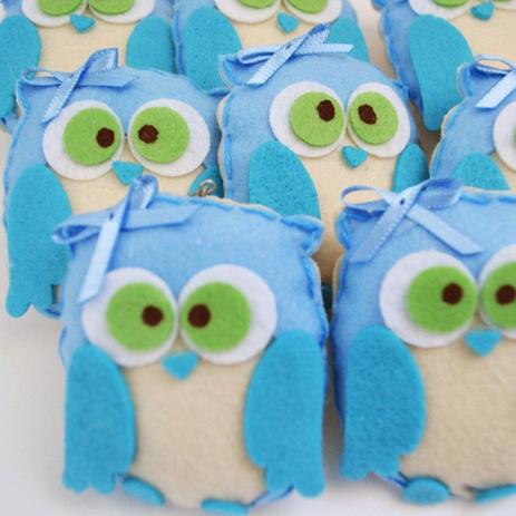 Lembrança Chaveiro Feltro Coruja Azul - Mais que baby Menor preço em Lembrança Chaveiro Feltro Coruja Azul - Mais que baby