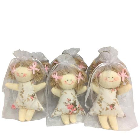Lembrancinha Boneca Fofinha Chaveiro na Organza - Provençal Escuro - Nita baby Menor preço em Lembrancinha Boneca Fofinha Chaveiro na Organza - Provençal Escuro - Nita baby