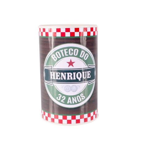 Lembrancinha Cofrinho Personalizado Boteco Estilo Heineken - Aluá festas Menor preço em Lembrancinha Cofrinho Personalizado Boteco Estilo Heineken - Aluá festas