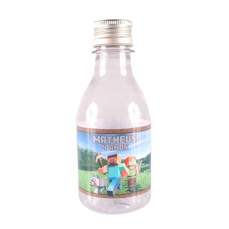 Lembrancinha Garrafa Coquinho 200ml Personalizada Minecraft - Aluá festas Menor preço em Lembrancinha Garrafa Coquinho 200ml Personalizada Minecraft - Aluá festas