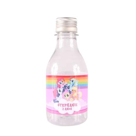 Menor preço em Lembrancinha Garrafa Coquinho 200ml Personalizada My Little Pony - Aluá festas