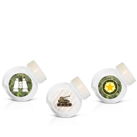 Lembrancinha Mini Baleiro Militar 50ml 10 unidades - Festabox Menor preço em Lembrancinha Mini Baleiro Militar 50ml 10 unidades - Festabox