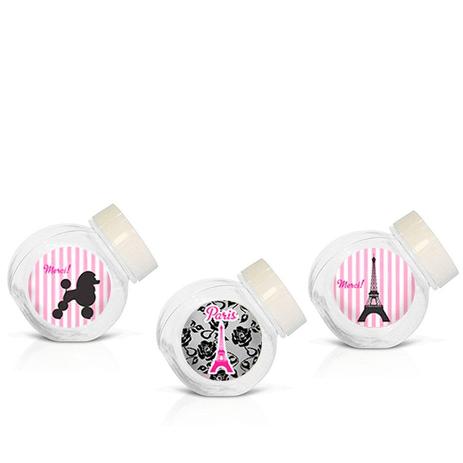 Lembrancinha Mini Baleiro Paris 50ml 10 unidades - Festabox Menor preço em Lembrancinha Mini Baleiro Paris 50ml 10 unidades - Festabox