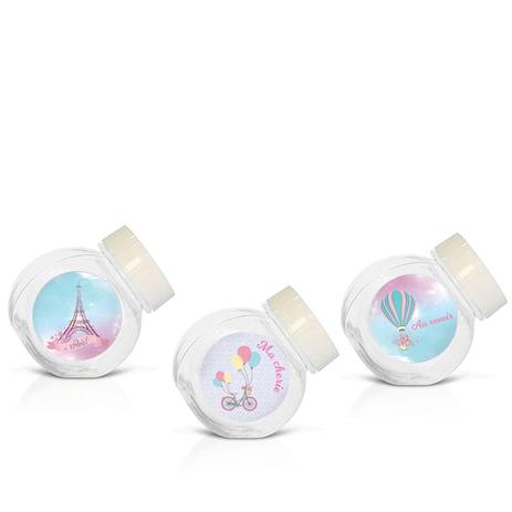 Lembrancinha Mini Baleiro Paris Teen 50ml 10 unidades - Festabox Menor preço em Lembrancinha Mini Baleiro Paris Teen 50ml 10 unidades - Festabox