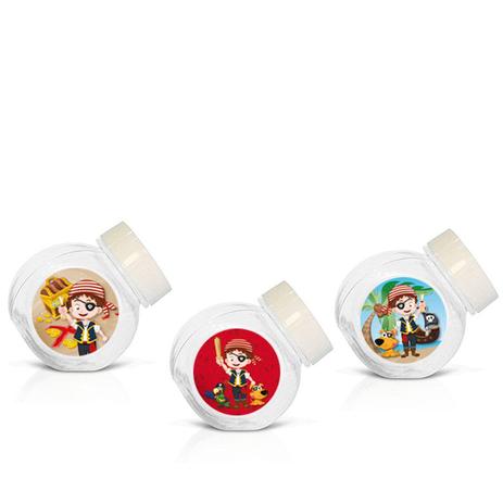 Lembrancinha Mini Baleiro Piratas 50ml 10 unidades - Festabox Menor preço em Lembrancinha Mini Baleiro Piratas 50ml 10 unidades - Festabox
