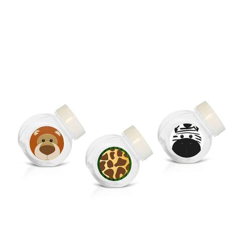 Lembrancinha Mini Baleiro Safári 50ml 10 unidades - Festabox Menor preço em Lembrancinha Mini Baleiro Safári 50ml 10 unidades - Festabox