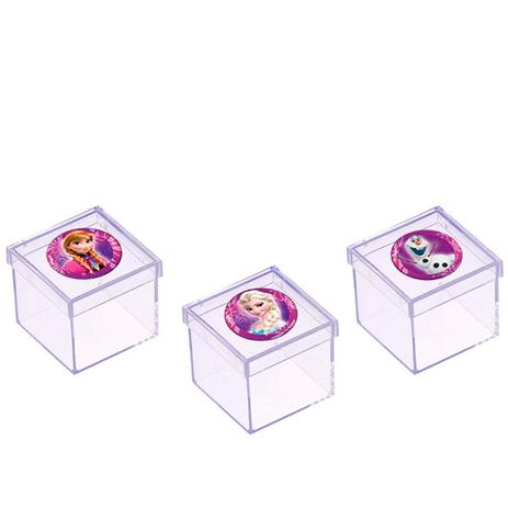 Lembrancinha Mini Caixa de Acrílico Frozen 10 unidades - Festabox é ruim? Lembrancinha Mini Caixa de Acrílico Frozen 10 unidades - Festabox é boa?
