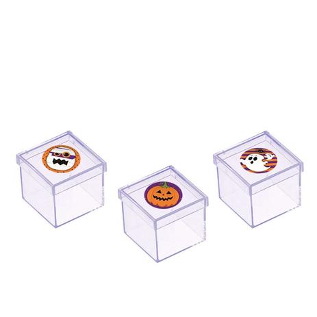Lembrancinha Mini Caixa de Acrílico Halloween 10 unidades - Festabox é ruim? Lembrancinha Mini Caixa de Acrílico Halloween 10 unidades - Festabox é boa?
