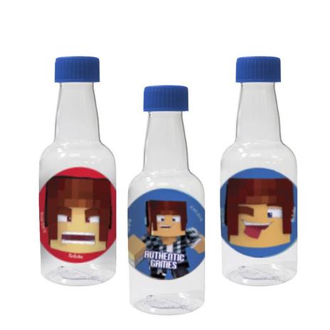 Menor preço em Lembrancinha Mini Garrafinha Authentic Games 50ml 10 unidades - Festabox