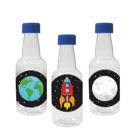Menor preço em Lembrancinha Mini Garrafinha Festa Infantil Espacial 50ml 10 unidades - Festabox