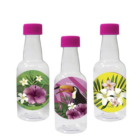 Menor preço em Lembrancinha Mini Garrafinha Festa Tucano 50ml 10 unidades - Festabox