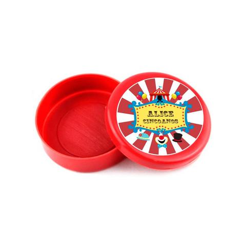 Lembrancinha Mini Latinha Circus Personalizada 50 unidades - Festabox Menor preço em Lembrancinha Mini Latinha Circus Personalizada 50 unidades - Festabox