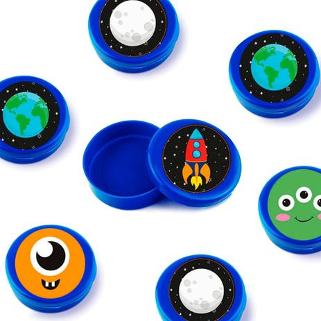 Lembrancinha Mini Latinha Festa Infantil Espacial 10 unidades - Festabox Menor preço em Lembrancinha Mini Latinha Festa Infantil Espacial 10 unidades - Festabox
