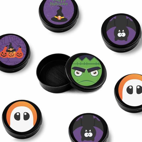 Lembrancinha Mini Latinha Halloween 10 unidades - Festabox Menor preço em Lembrancinha Mini Latinha Halloween 10 unidades - Festabox