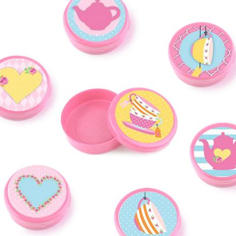 Lembrancinha Mini Latinha Personalizada Chá para Meninas 10 unidades - Festabox Menor preço em Lembrancinha Mini Latinha Personalizada Chá para Meninas 10 unidades - Festabox