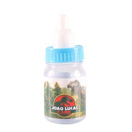 Lembrancinha Mini Mamadeira Personalizada Dinossauros Jurassic World - Aluá festas Menor preço em Lembrancinha Mini Mamadeira Personalizada Dinossauros Jurassic World - Aluá festas