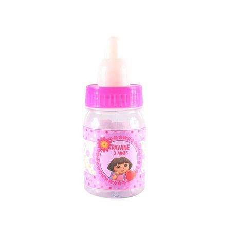 Lembrancinha Mini Mamadeira Personalizada Dora Aventureira - Aluá festas Menor preço em Lembrancinha Mini Mamadeira Personalizada Dora Aventureira - Aluá festas