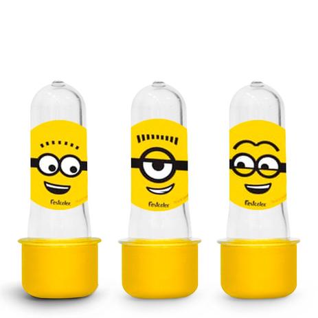 Lembrancinha Mini Tubete Tubo de Ensaio Festa Infantil New Minions 10 unidades - Festabox Menor preço em Lembrancinha Mini Tubete Tubo de Ensaio Festa Infantil New Minions 10 unidades - Festabox