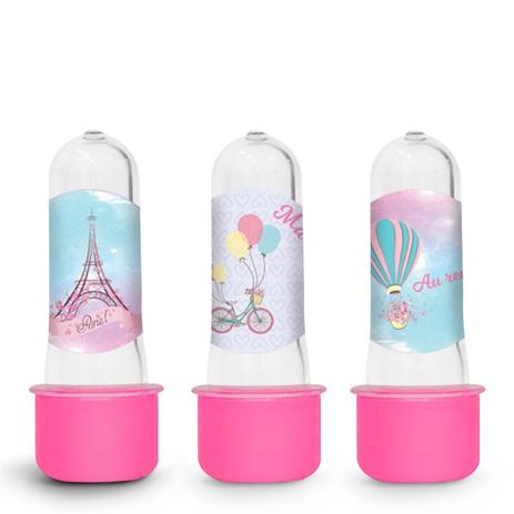 Lembrancinha Mini Tubete Tubo de Ensaio Paris Teen 10 unidades - Festabox Menor preço em Lembrancinha Mini Tubete Tubo de Ensaio Paris Teen 10 unidades - Festabox