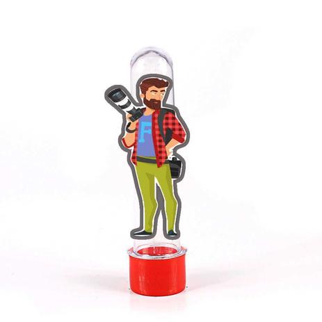 Lembrancinha Tubete 3D Fotógrafo - Aluá festas Menor preço em Lembrancinha Tubete 3D Fotógrafo - Aluá festas