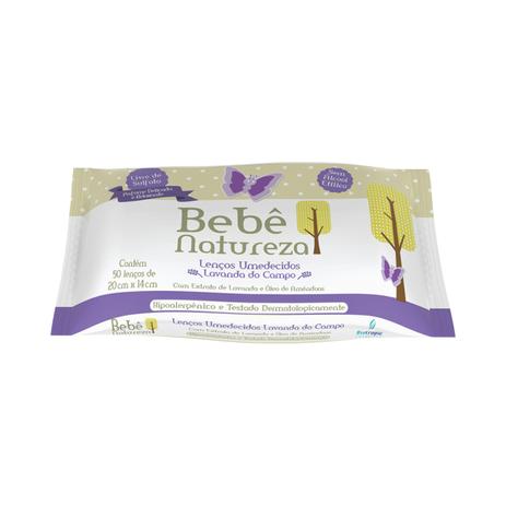 Lenço umedecido bebê natureza - lavanda 50 unidades - Biotropic Menor preço em Lenço umedecido bebê natureza - lavanda 50 unidades - Biotropic
