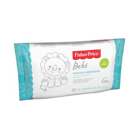 Lenço umedecido fisher price com 50 unidades sem perfume - Biotropic Menor preço em Lenço umedecido fisher price com 50 unidades sem perfume - Biotropic