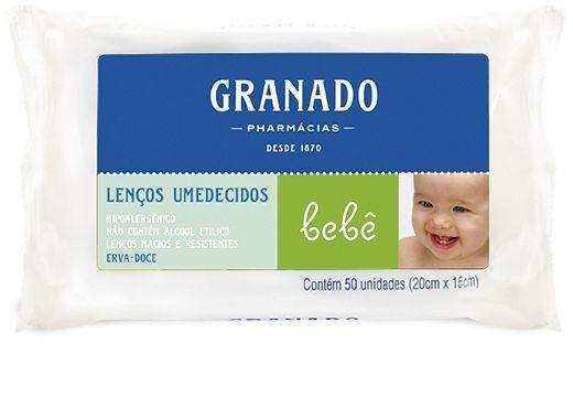 Lenço Umedecido Granado Bebe Erva Doce 50 und Menor preço em Lenço Umedecido Granado Bebe Erva Doce 50 und