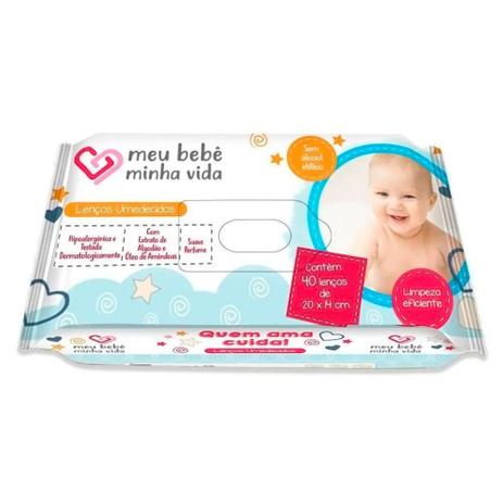 Lenço Umedecido Meu Bebê Minha Vida 40 Unidades - Meu Bebe Minha Vida Menor preço em Lenço Umedecido Meu Bebê Minha Vida 40 Unidades - Meu Bebe Minha Vida