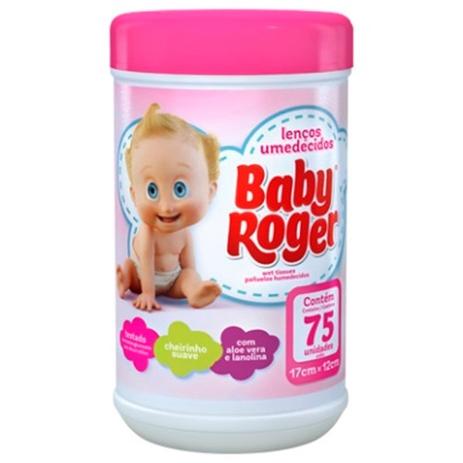 Lenço Umedecido Pote Rosa Baby Roger 75 Unidades Menor preço em Lenço Umedecido Pote Rosa Baby Roger 75 Unidades