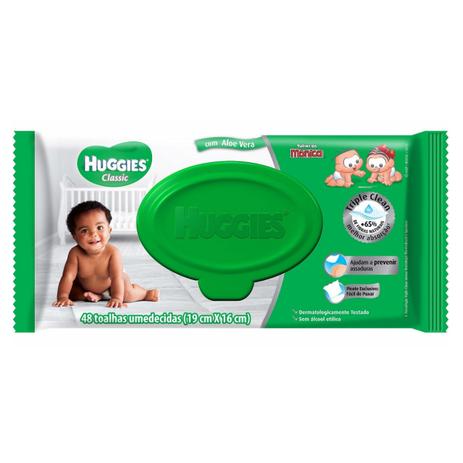 Lenço umedecido sache huggies c/48 max clean - Sem marca Menor preço em Lenço umedecido sache huggies c/48 max clean - Sem marca