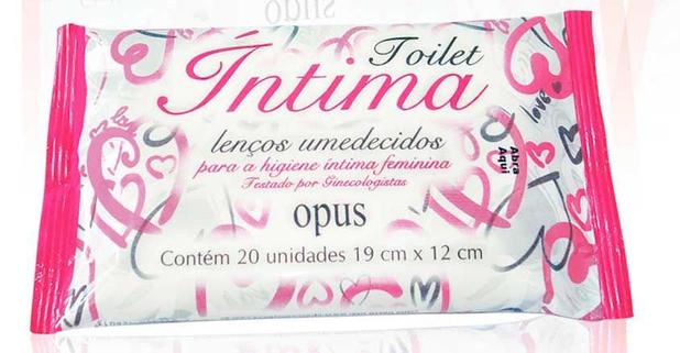 Lenço Umedecido Toilet Intima Opus Íntimo 20 un Menor preço em Lenço Umedecido Toilet Intima Opus Íntimo 20 un