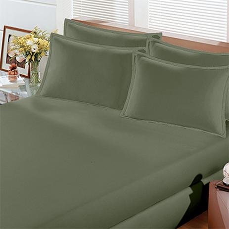 Lençol Avulso Buettner King Malha Verde Musgo com Elastico Image - Bouton Menor preço em Lençol Avulso Buettner King Malha Verde Musgo com Elastico Image - Bouton