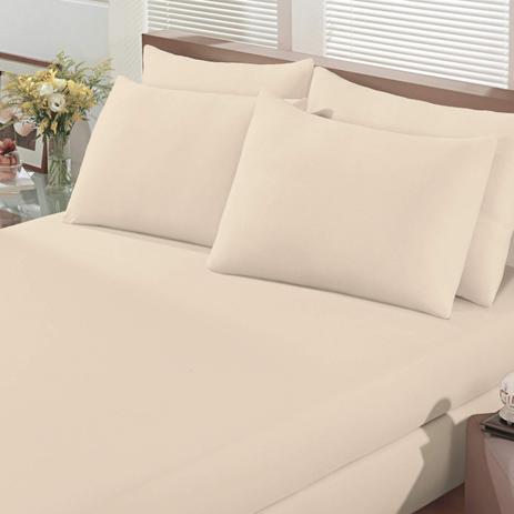 Lençol Avulso Casal Basic Rolinho Malha Buettner Pérola Menor preço em Lençol Avulso Casal Basic Rolinho Malha Buettner Pérola