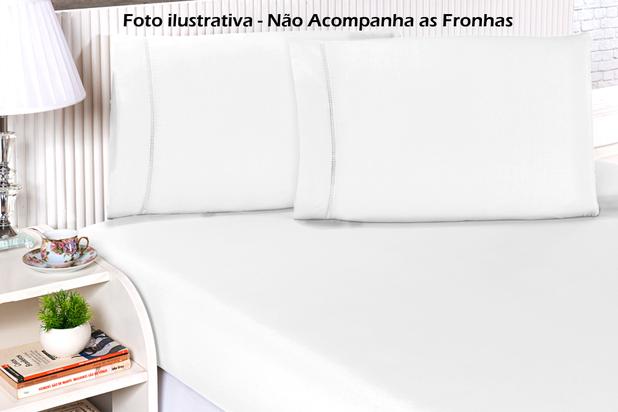 Lençol Avulso Com Elástico Para Cama Casal Padrão - Enxoval de algodão Quarto Casal Branco - Mercadão dos enxovais é boa?