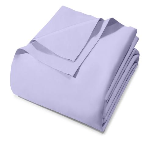 Menor preço em Lençol Avulso - King Size - Prata - Sem Elástico - Lilás 5229 - 100 Algodão - 150 Fios - Santista