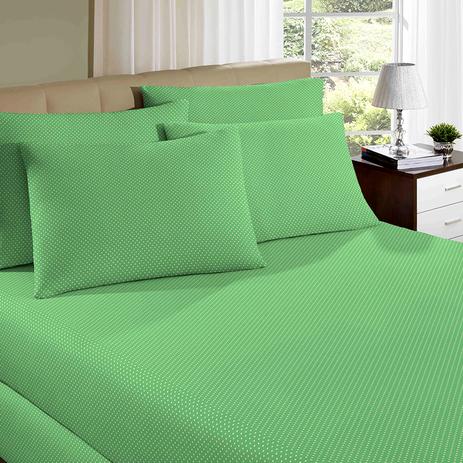 Lençol Avulso Portallar Queen Malha Estampado Poa Verde Day By Day é boa?