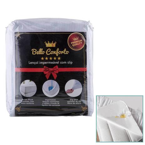 Lençol Impermeável Protetor De Colchão Bello Conforto Casal - Newmix Menor preço em Lençol Impermeável Protetor De Colchão Bello Conforto Casal - Newmix