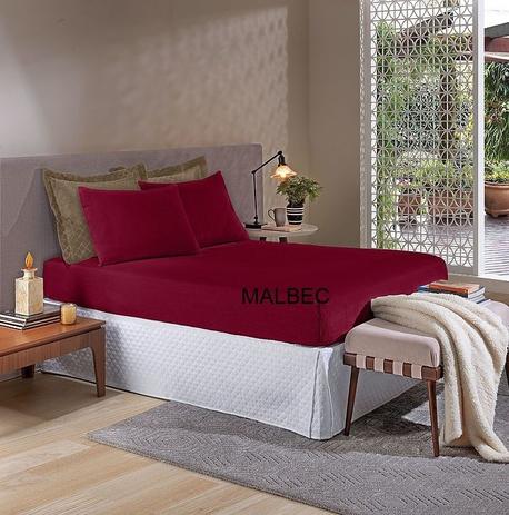 Lençol King Plush Liso Inove 193 x 203 x 38 cm Malbec Hedrons Menor preço em Lençol King Plush Liso Inove 193 x 203 x 38 cm Malbec Hedrons