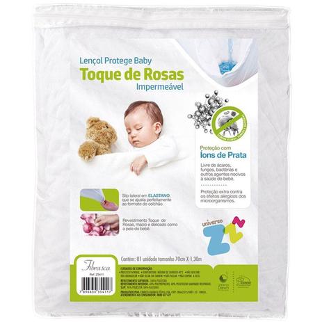 Lençol Protege Baby Toque de Rosas Impermeável  Fibrasca é boa?